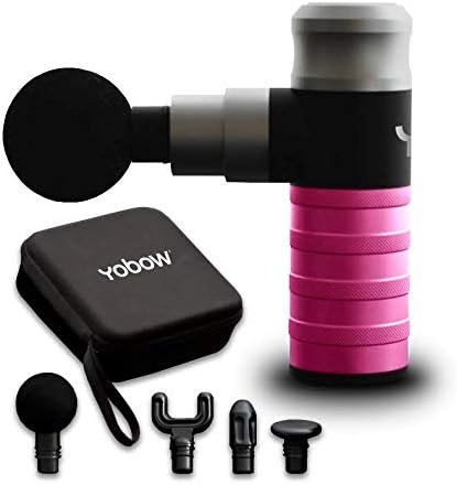 Yobow massage gun 4 speed settings control close up