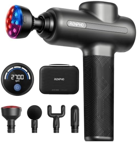 RENPHO Thermacool massage gun USB-C backup charging port