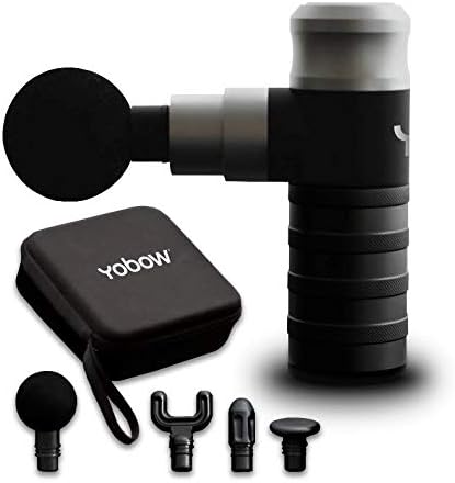 Yobow therapeutic mini massage gun 4 speeds carrying case