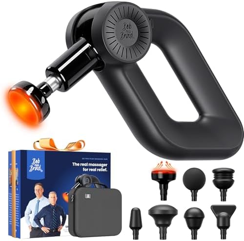 BOB AND BRAD D6 Pro Plus massage gun full product view