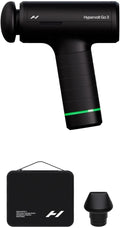 Hyperice Hypervolt Go 3 lightweight percussion massage gun with carry case