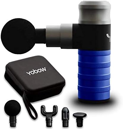 Yobow mini massage gun portable carrying case open contents
