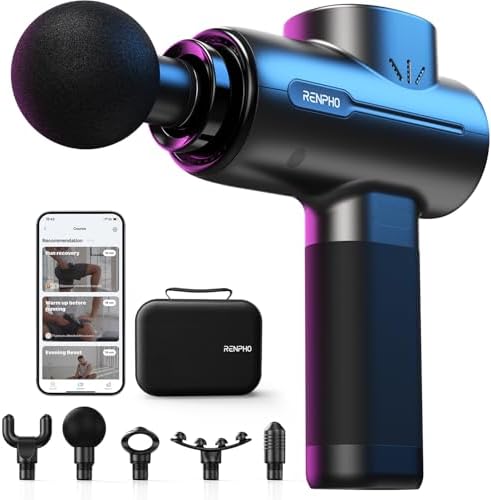 RENPHO Active+ massage gun speed settings deep tissue