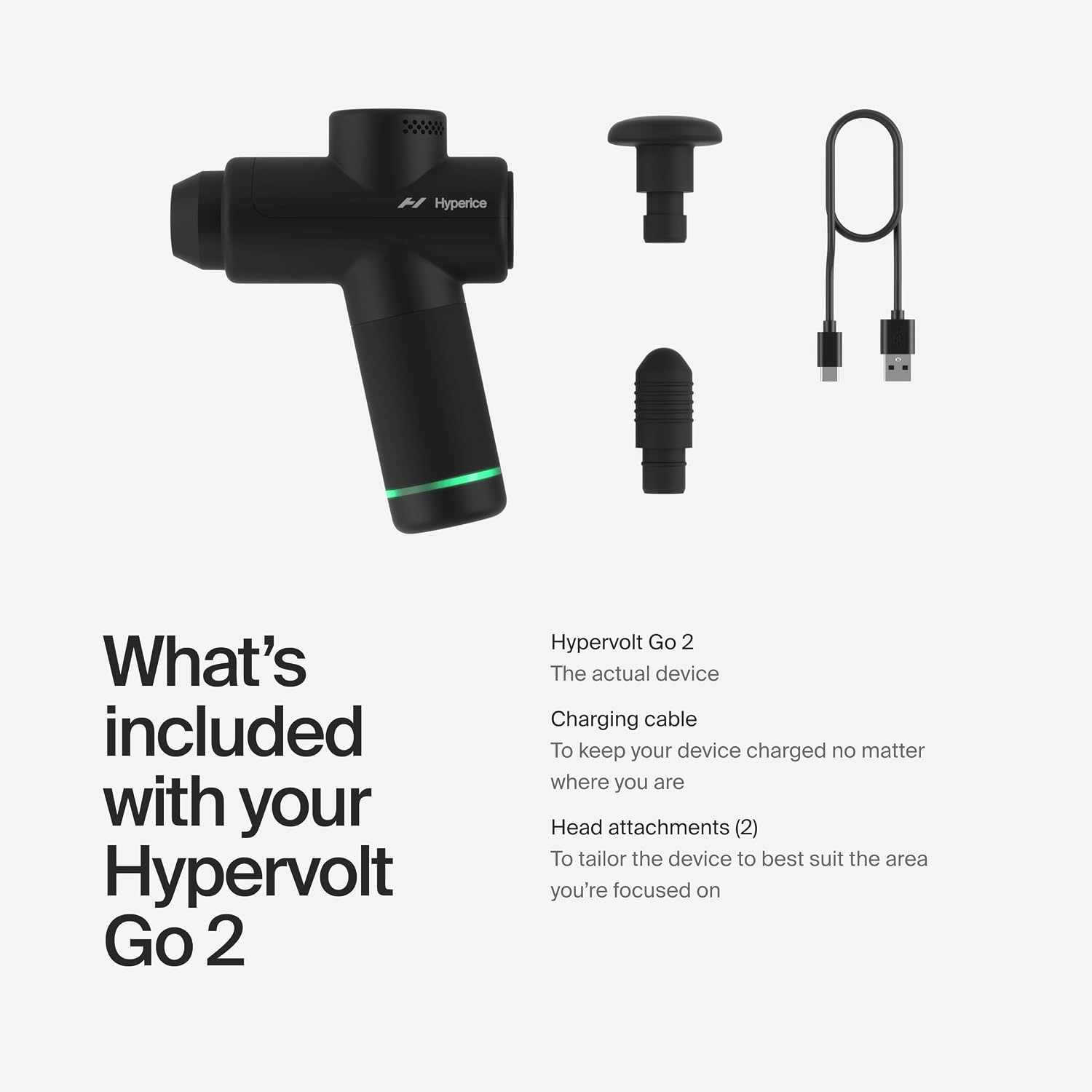 Hyperice Hypervolt Go 2 travel use hotel gym recovery