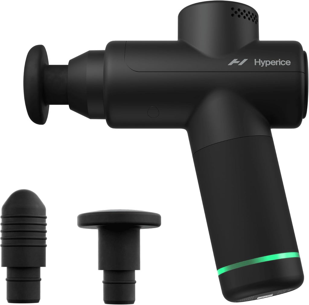 Hypervolt Go 2 massage gun size comparison portable design