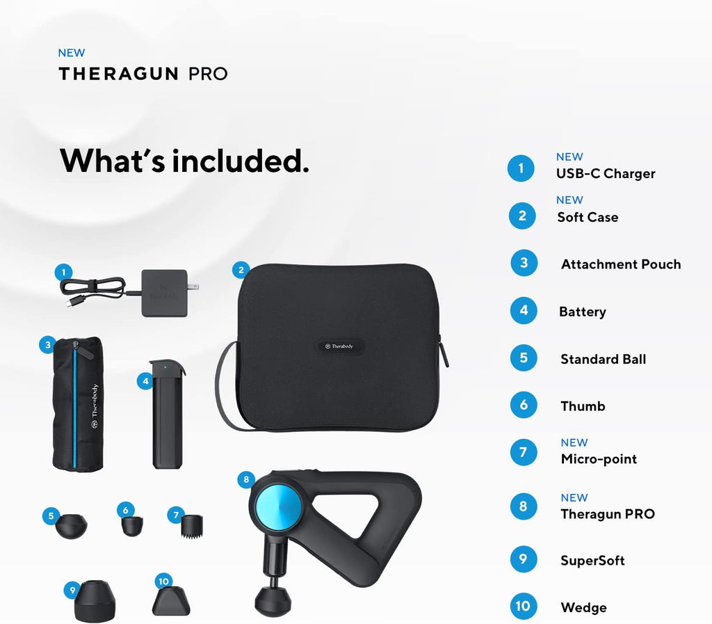 TheraGun Pro Therabody app guided routine screen