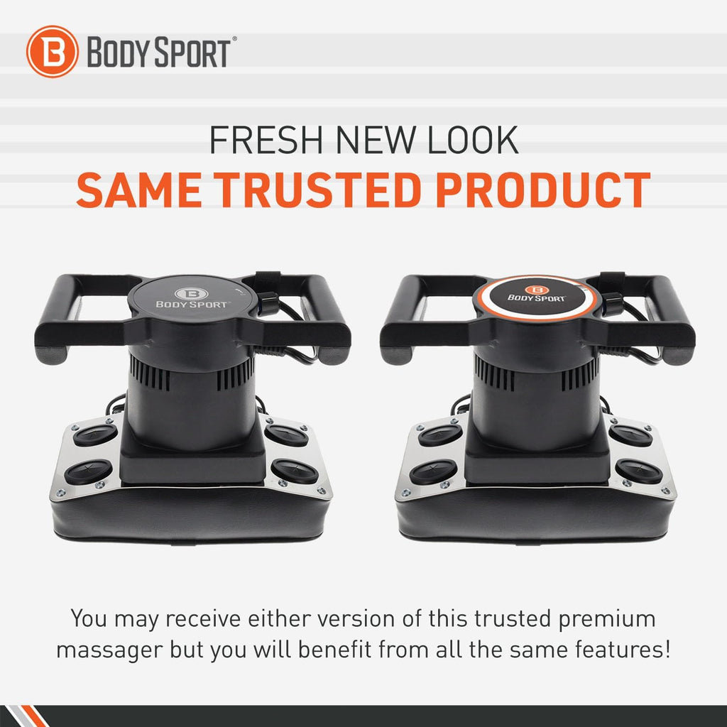 Body Sport professional massager full product side view