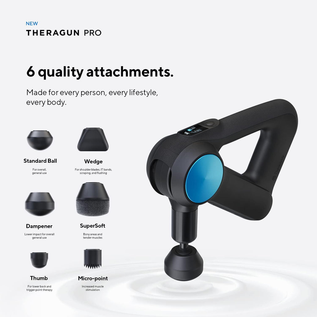 Theragun Pro massage gun full product front view