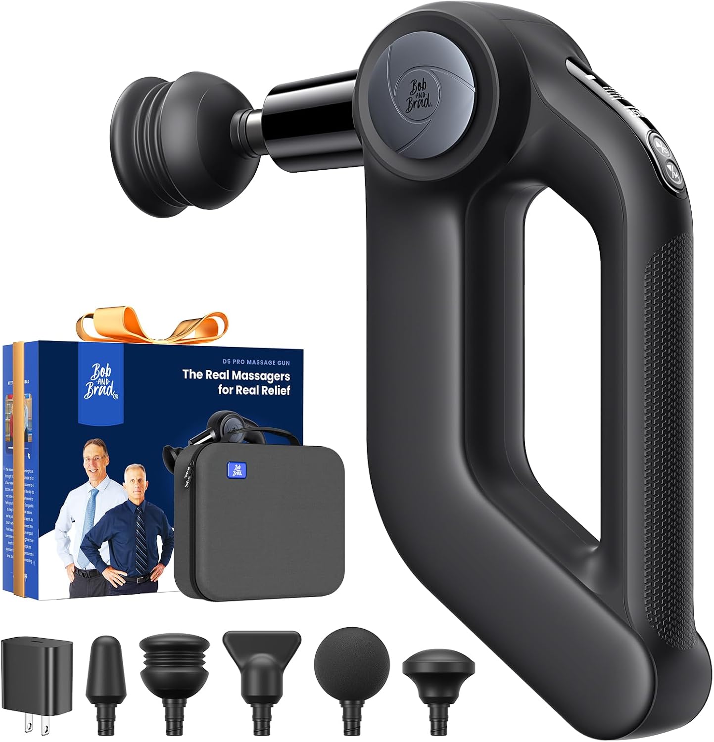 D5 Pro Plus massage gun heat level visual indicator