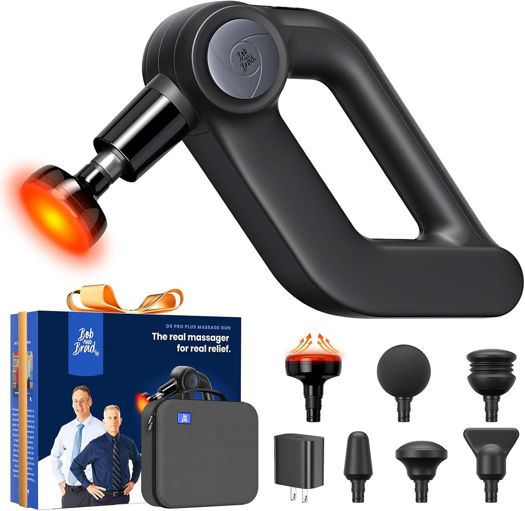 BOB AND BRAD D5 Pro Plus massage gun attachments overview