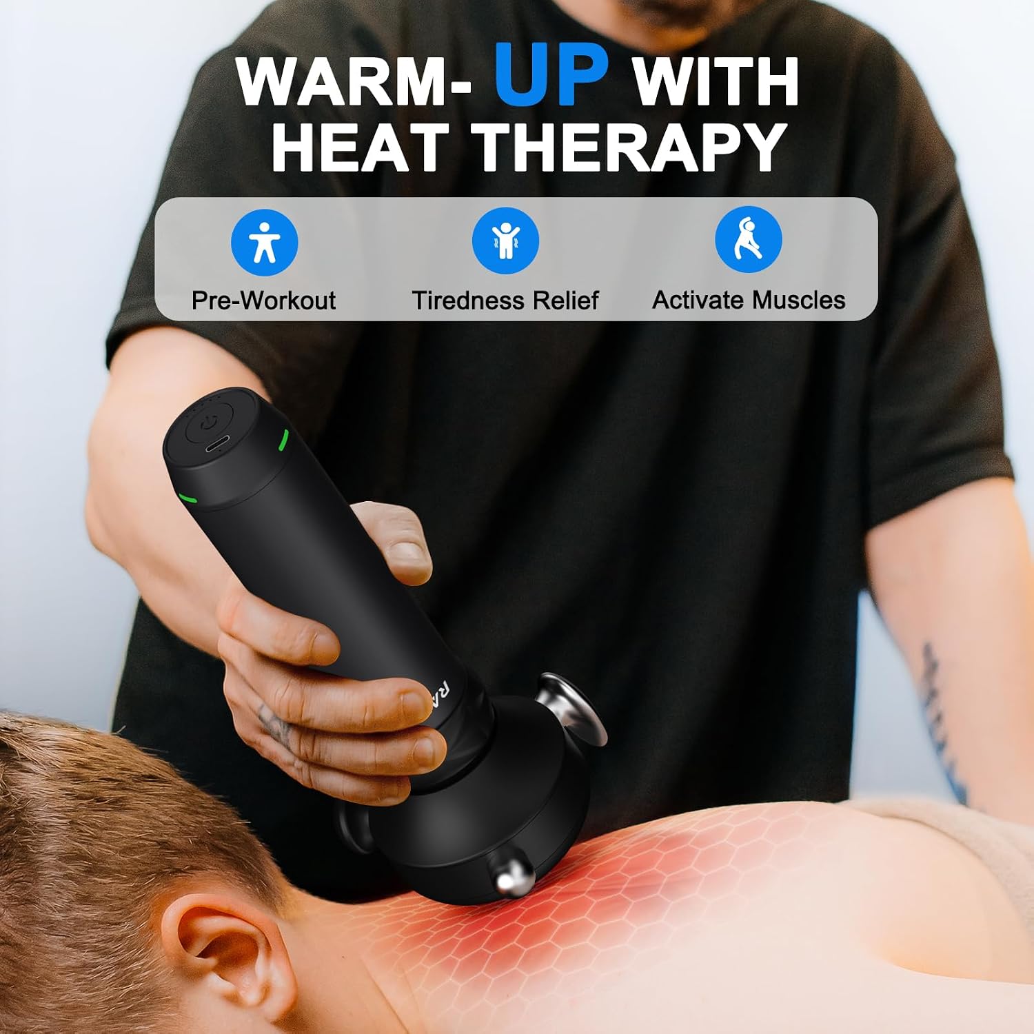 RapidGun Pro Max scar tissue adhesion vibration therapy application