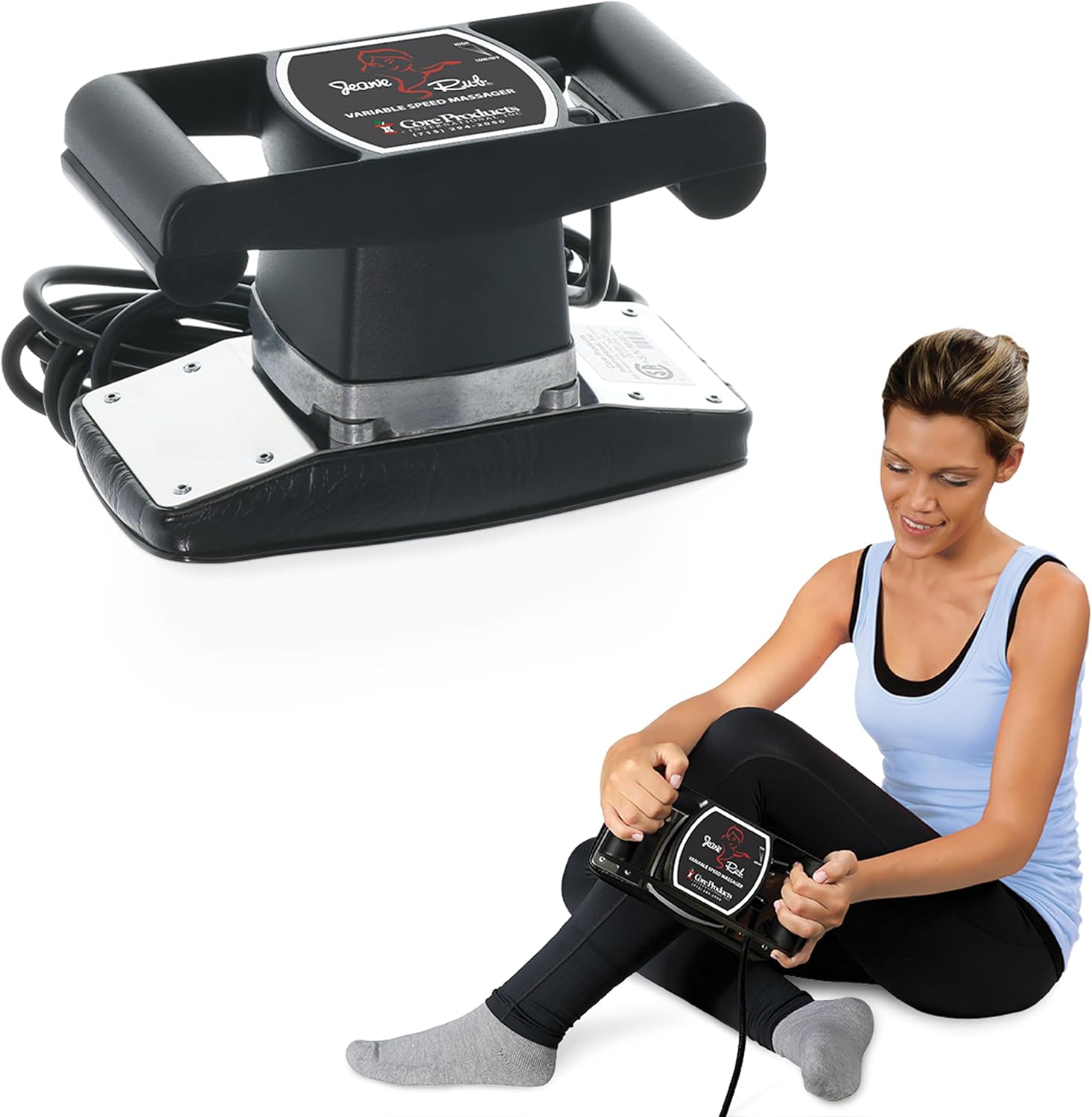 Core Jeanie Rub massager variable speed control dial