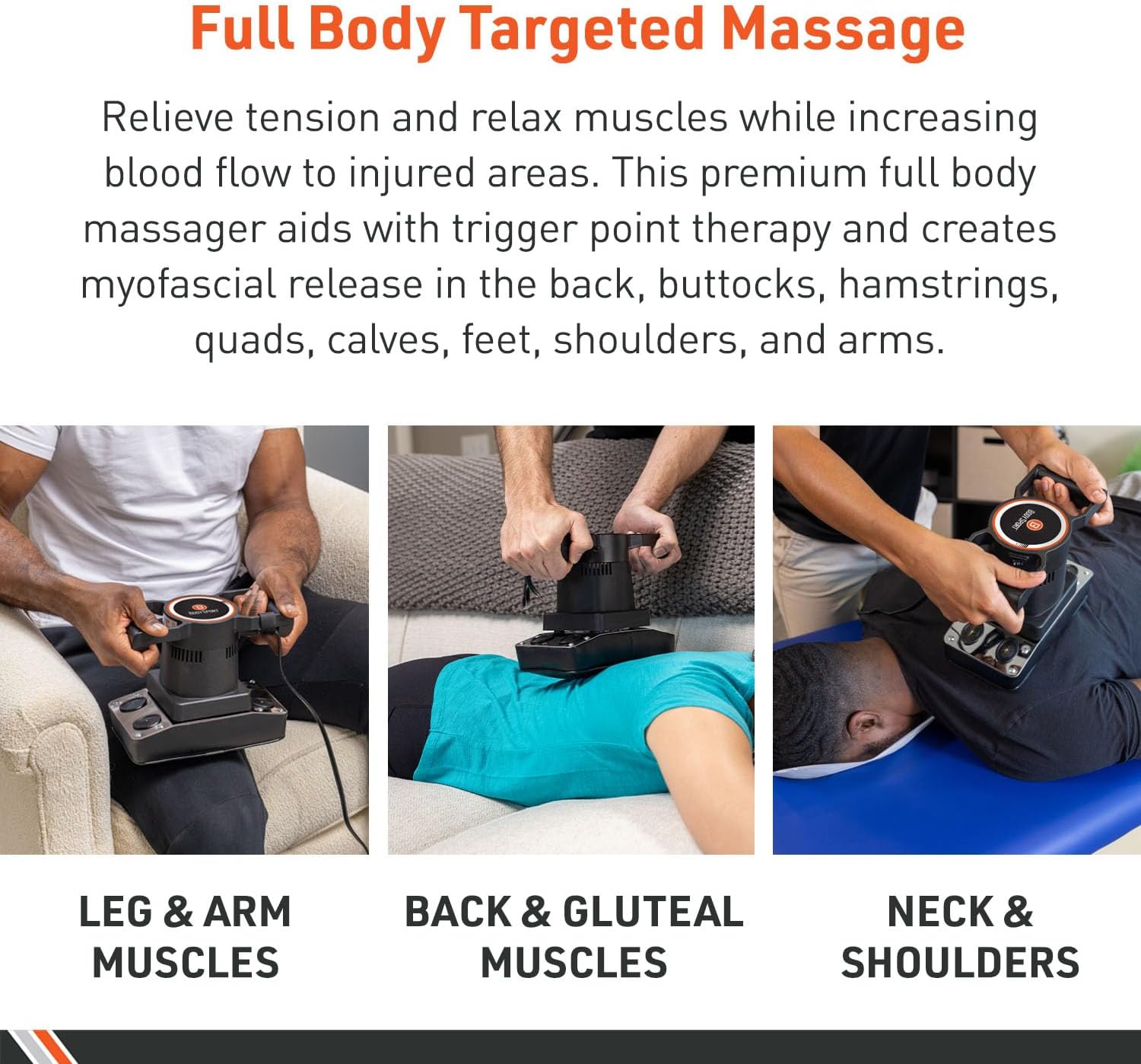 Body Sport professional massager full body coverage use guide