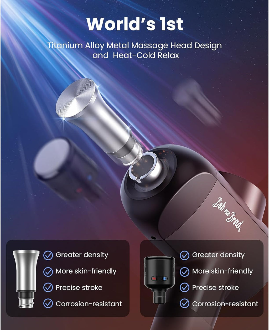 X6 Pro Max massage gun Bob and Brad physical therapist endorsement
