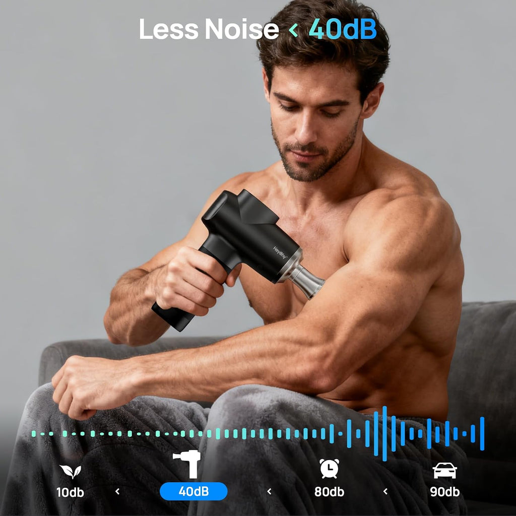 HEYCHY massage gun athlete fitness recovery use