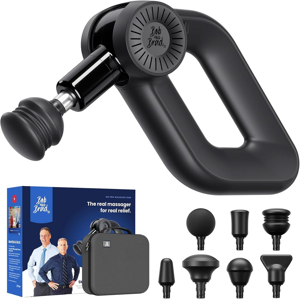 D6 Pro Plus massage gun in use during sports recovery session