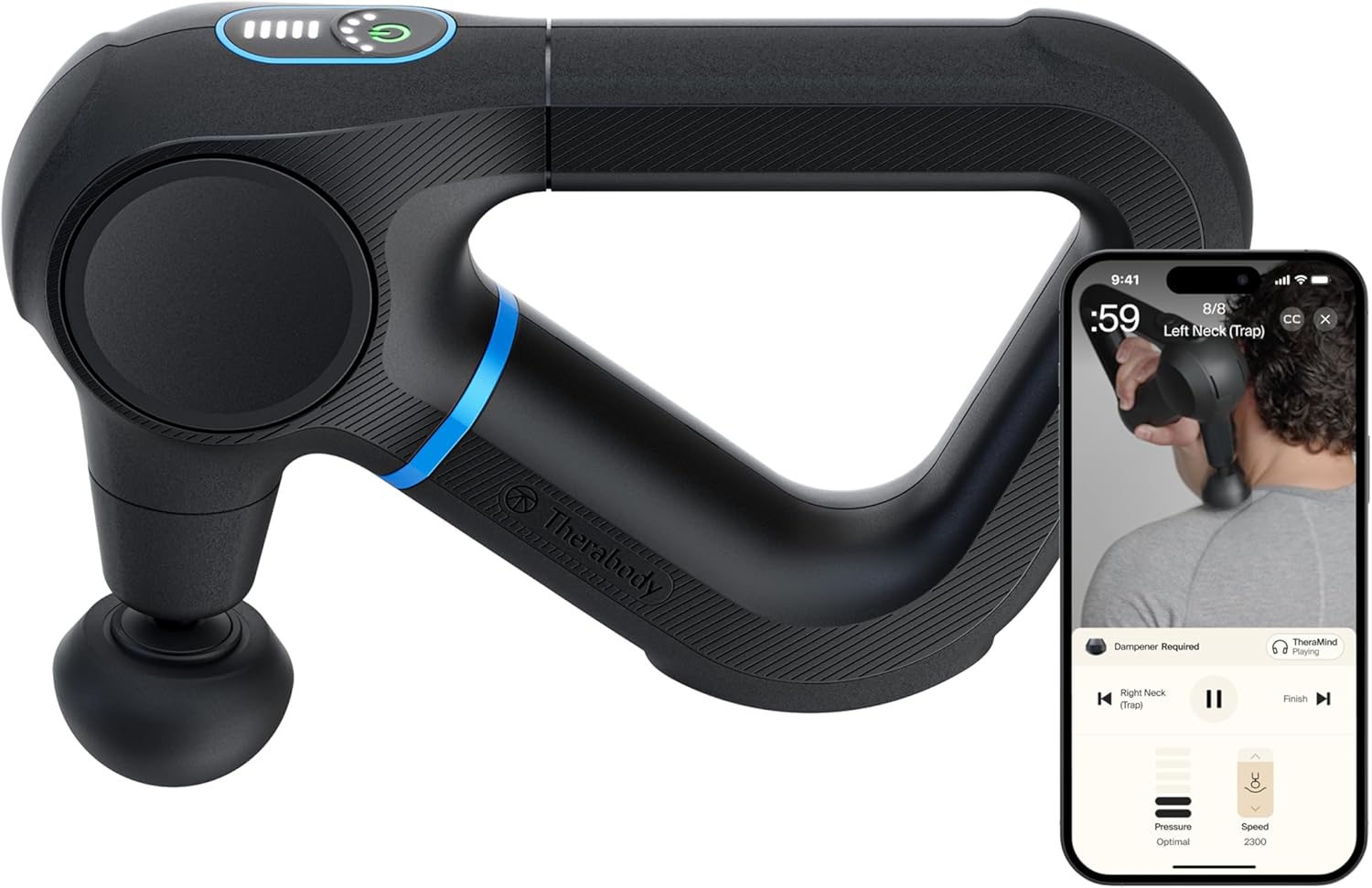 Theragun Prime 6th Gen rugged durable design close up