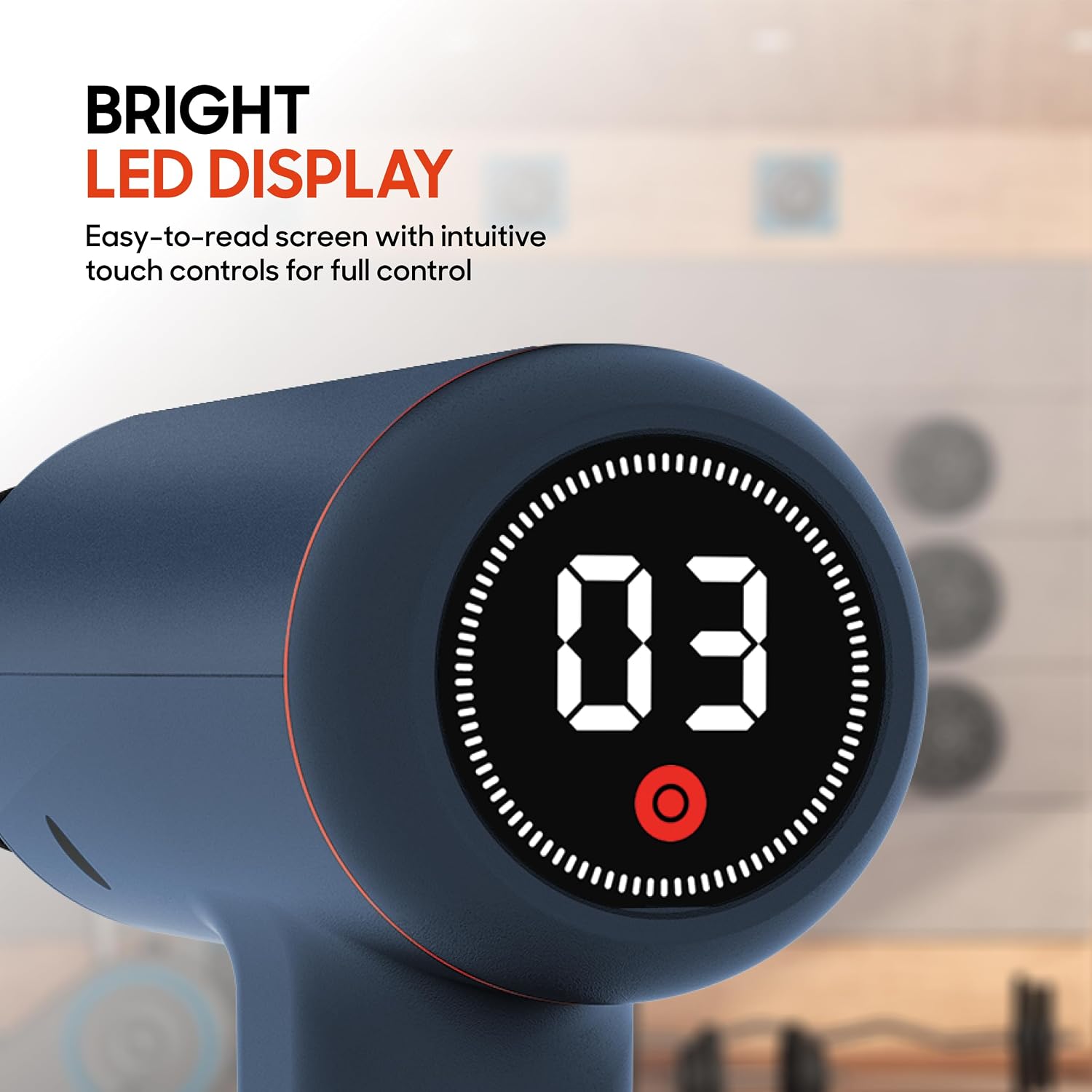 Sharper Image PowerBoost Max speed settings control interface