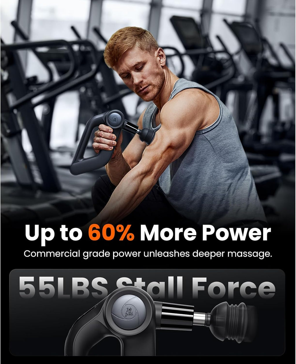 D5 Pro Plus massage gun speed settings and control interface