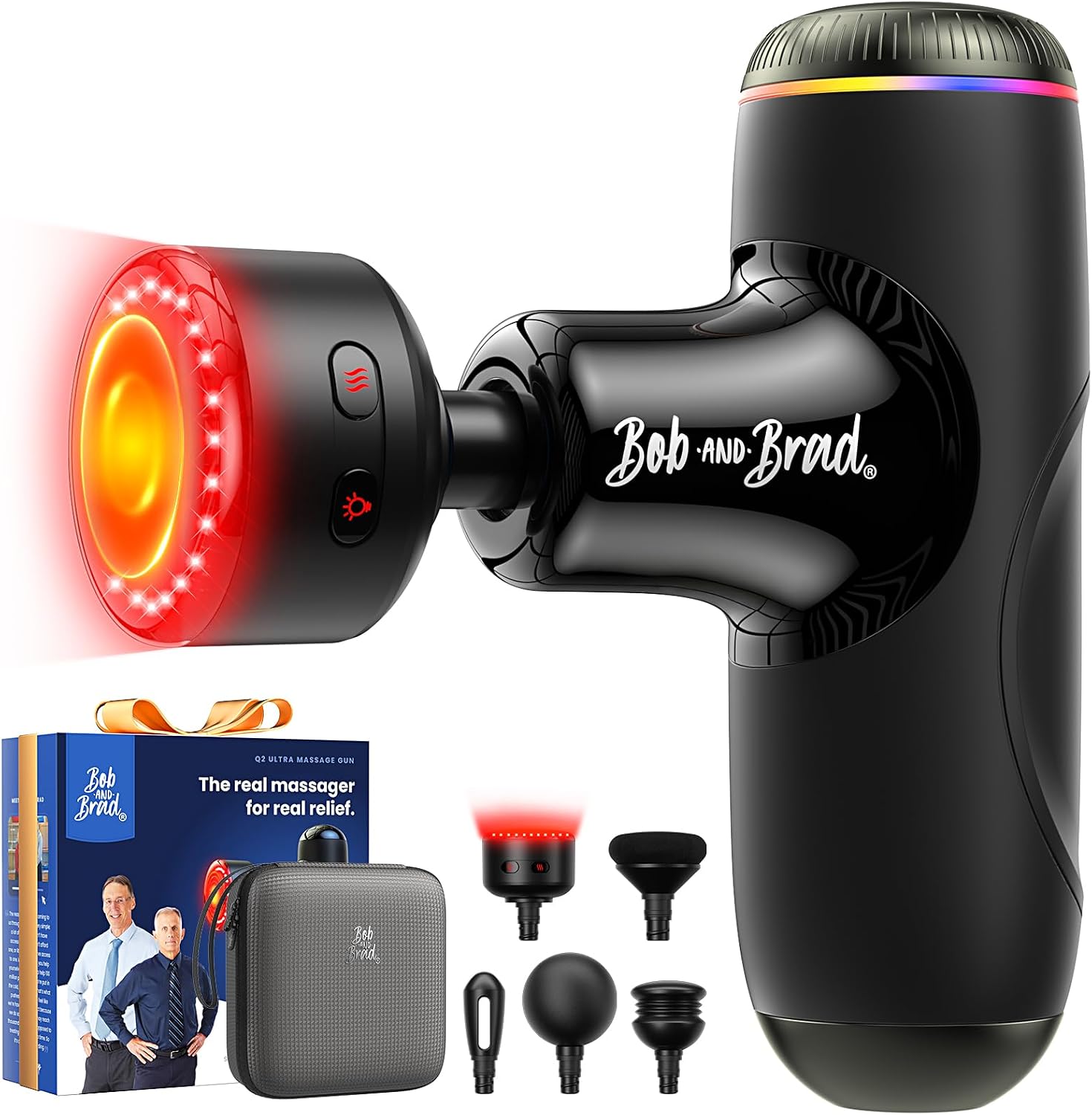 Q2 Ultra Max Mini massage gun Bob and Brad physical therapist design