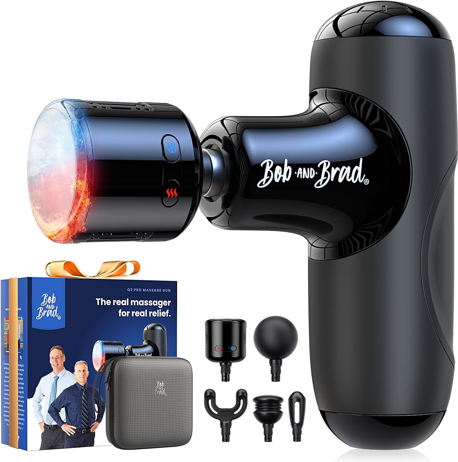 Q2 Ultra Max Mini massage gun travel friendly portable case