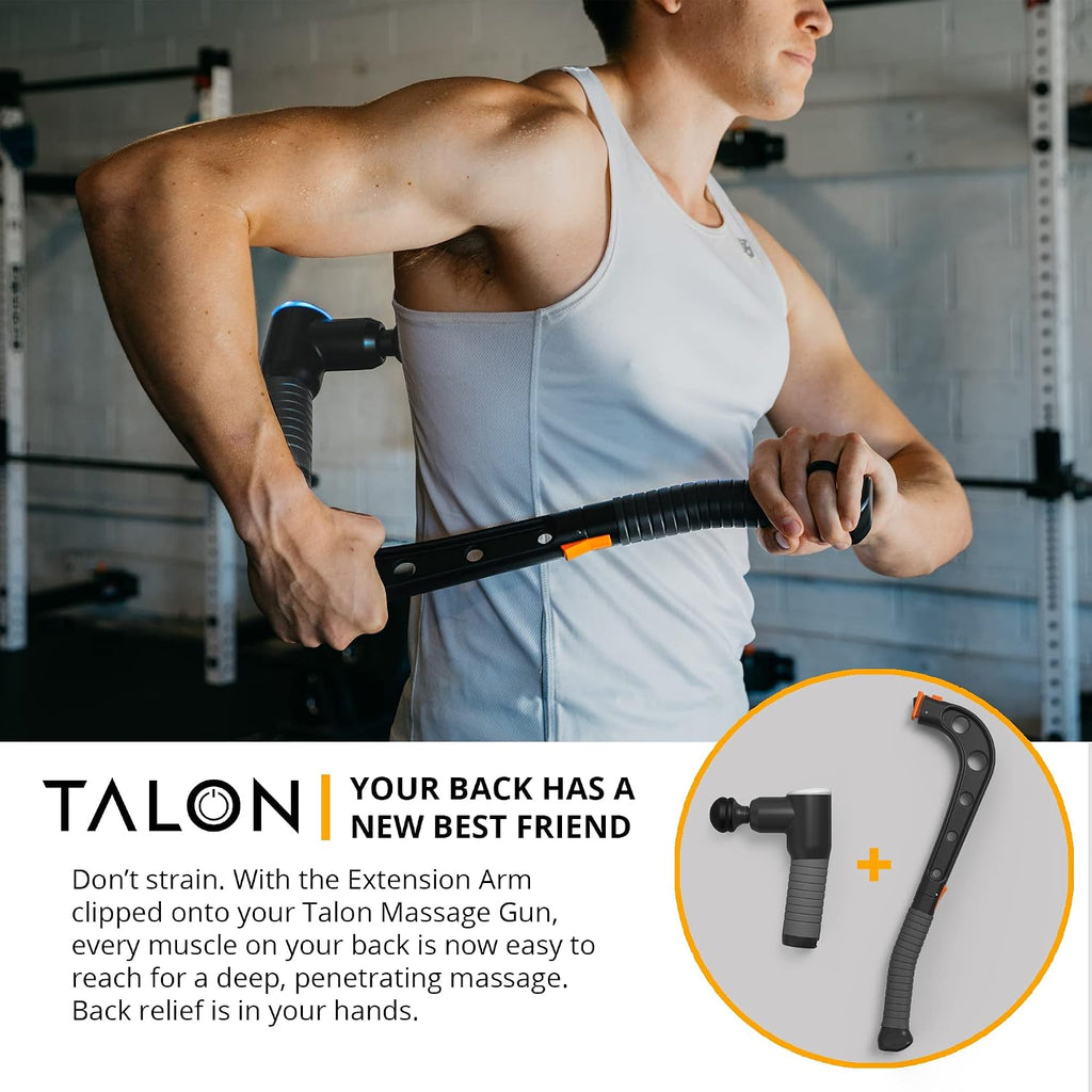 Brazyn Talon patented extension arm reaching mid-back solo