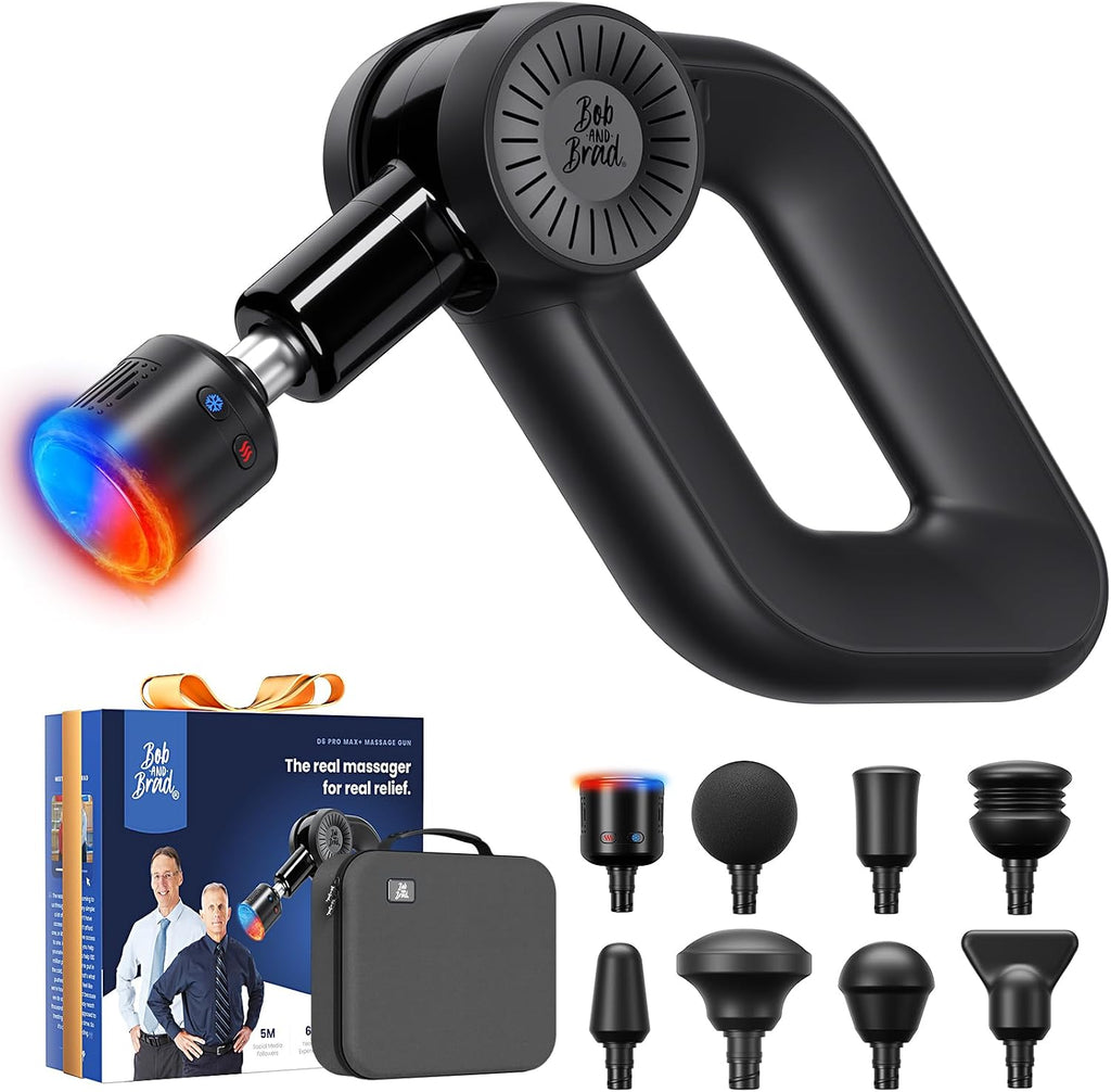 BOB AND BRAD D6 Pro Plus massage gun side profile view
