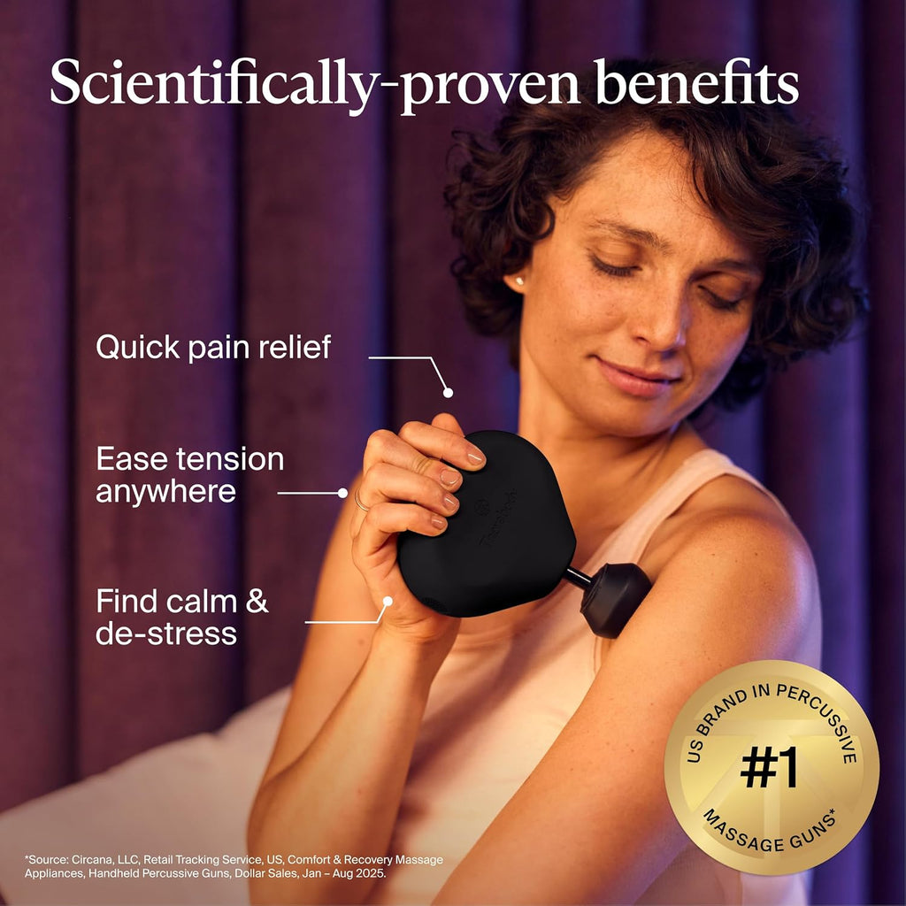 Therabody Mini 3rd Gen massage gun full product front view