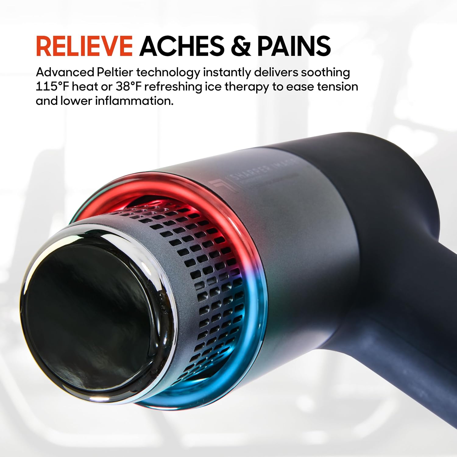 Powerboost Pro+ massage gun full product front view